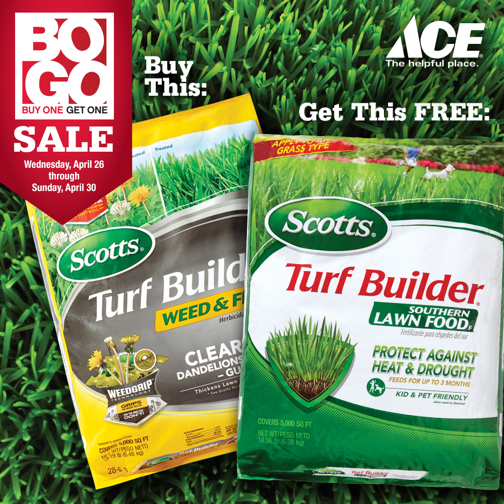 Buy One Get One Scotts Turf Builder