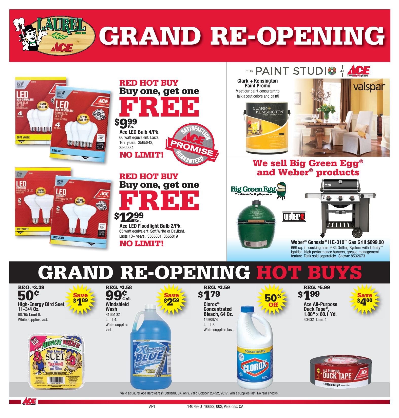 Laurel Ace Grand Reopening Circular Page 2