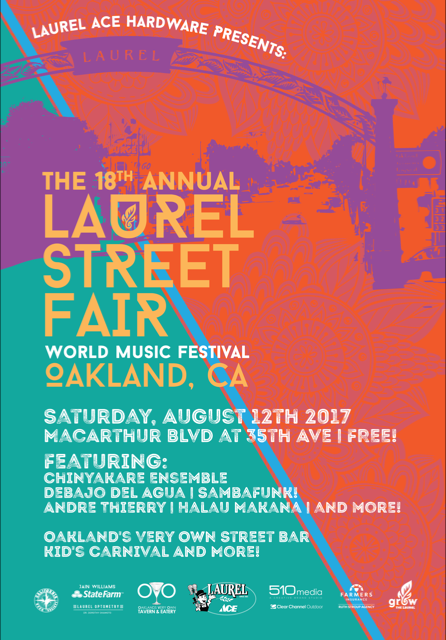 Laurel Street Fair 2017 (bus shelter ad)