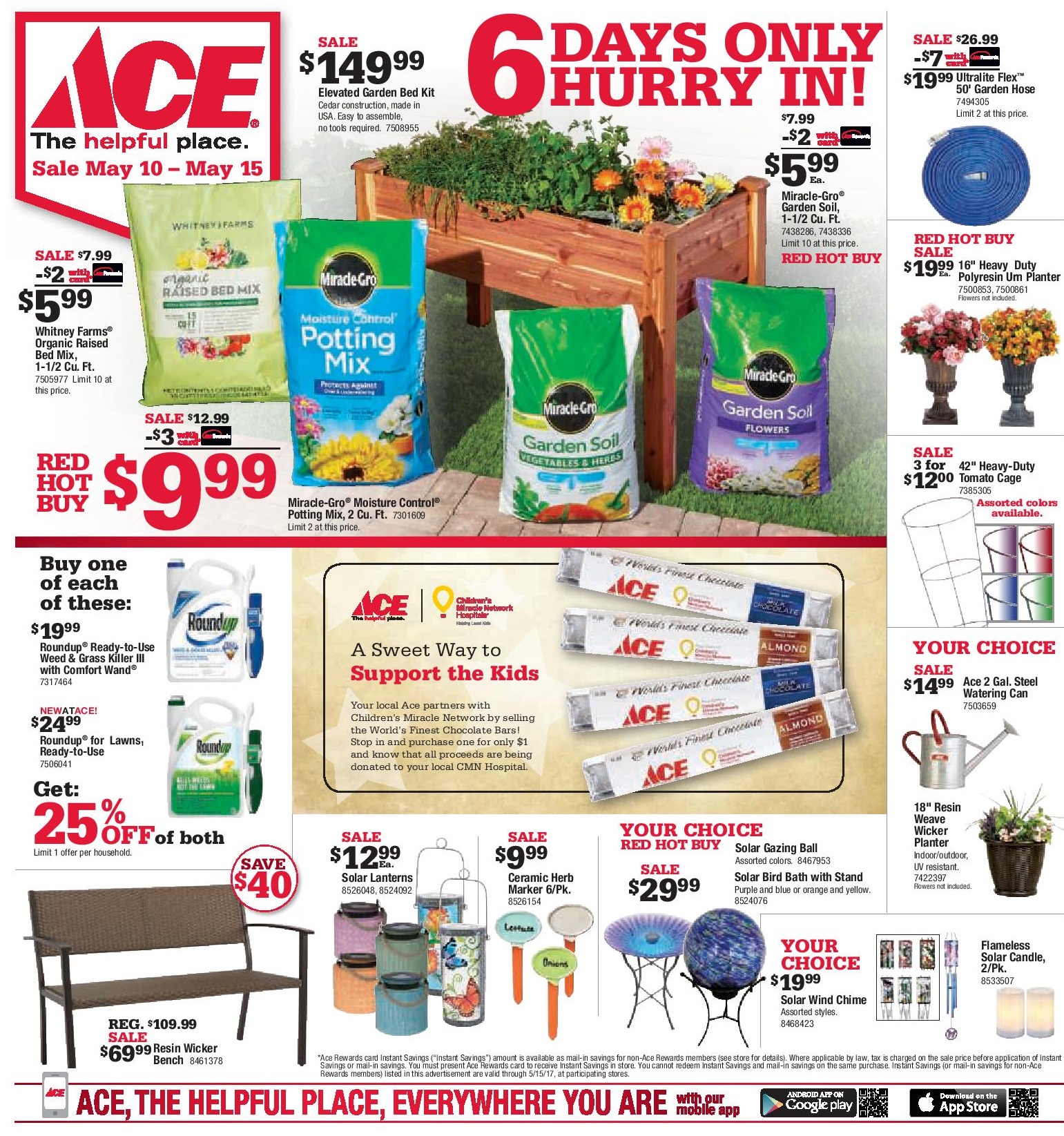 Laurel Ace 6 Day Sale through 5/15/17 - page 1