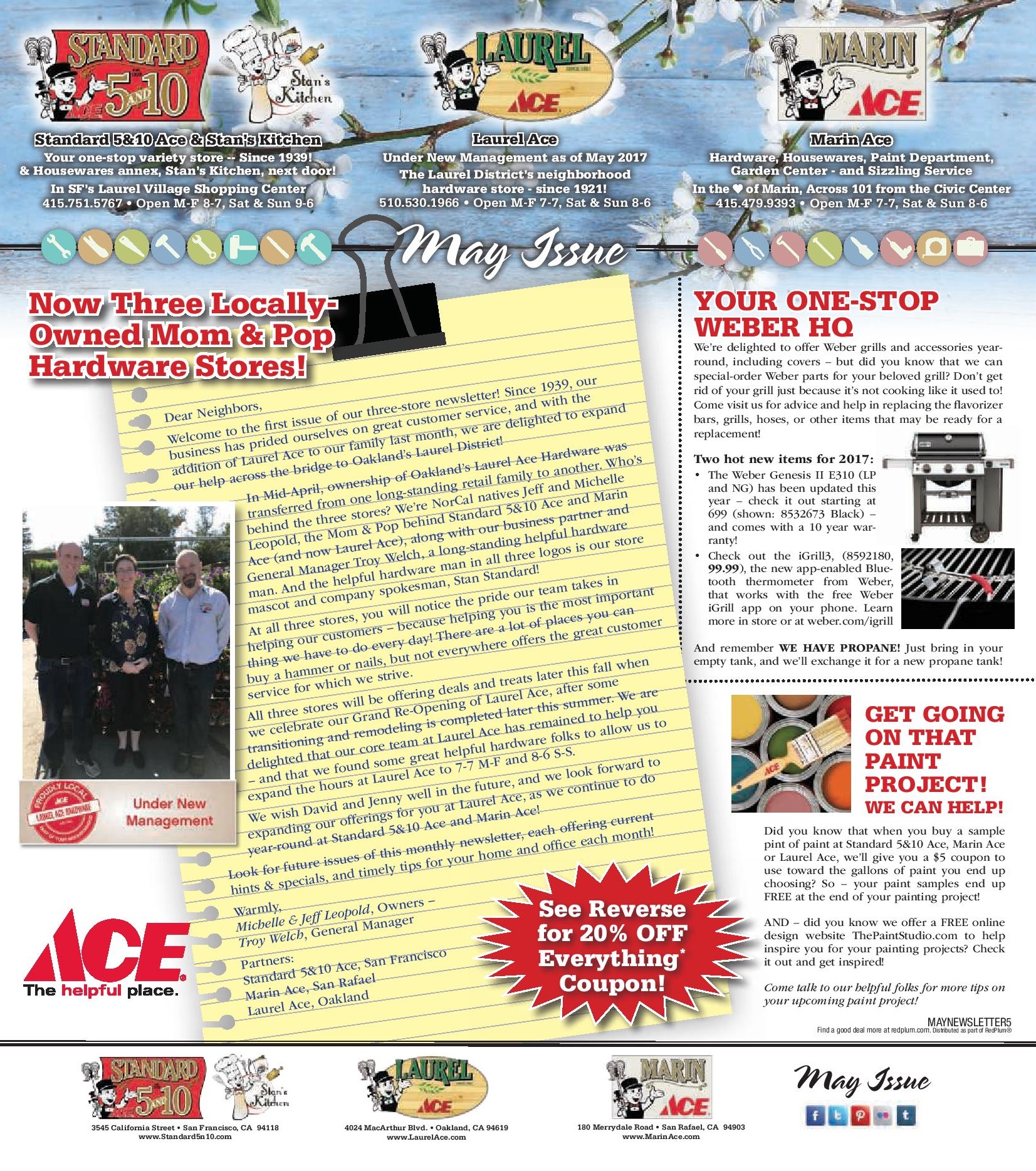 May 15 Newsletter - Laurel Ace