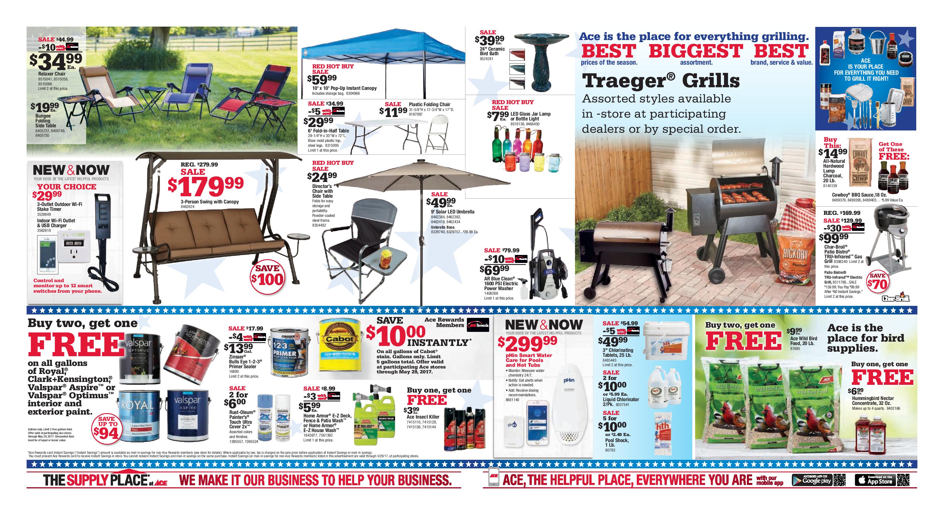 Laurel Ace Memorial Day Sale Ad - Pages 2 and 3