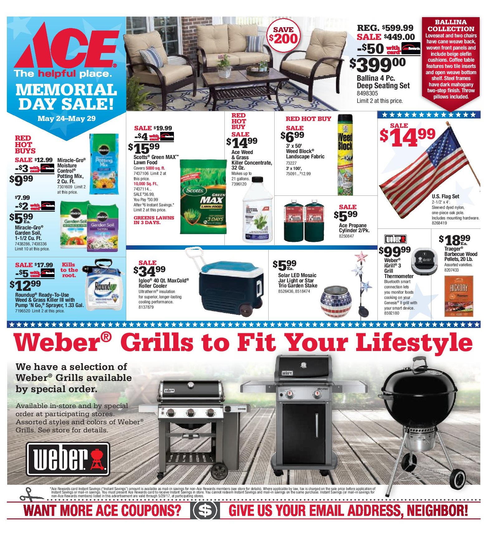 Laurel Ace Memorial Day Sale Ad - Page 1