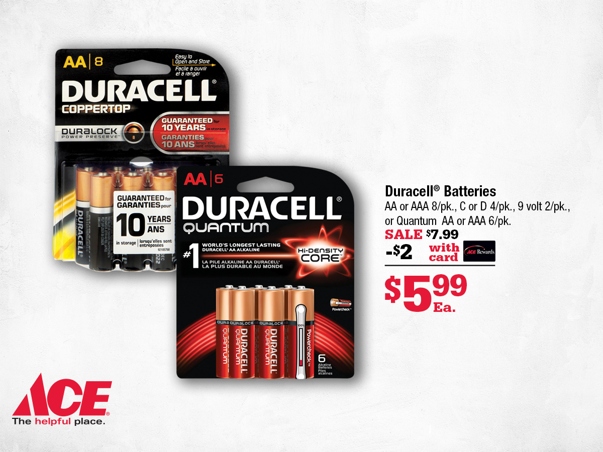 Marin Ace February Deals - Batteries