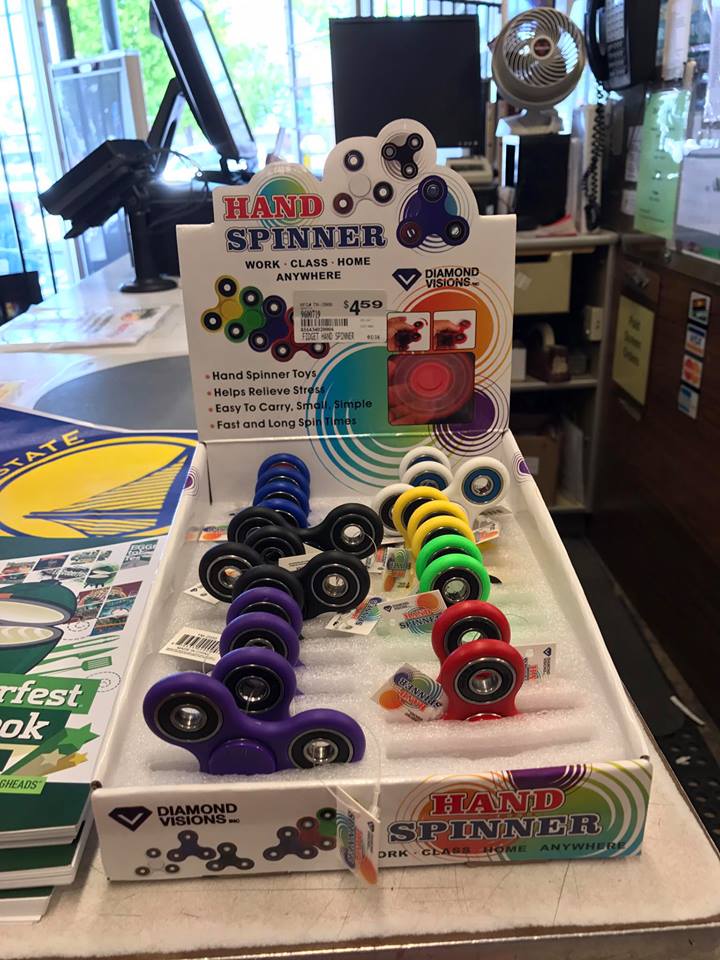 Fidget Spinners at Laurel Ace Oakland