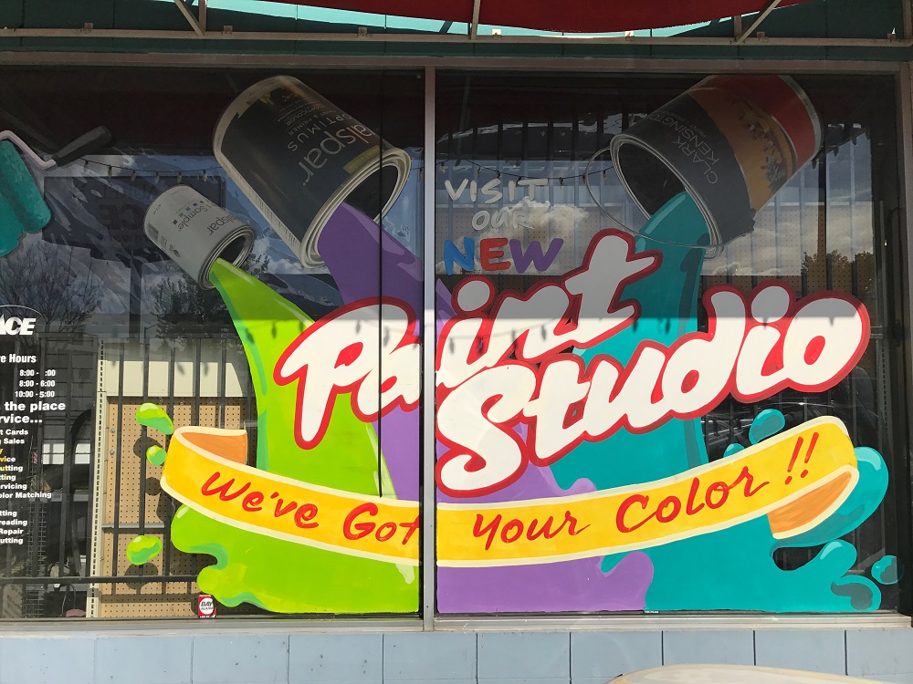 Exterior Window - Paint Studio at Laurel Ace