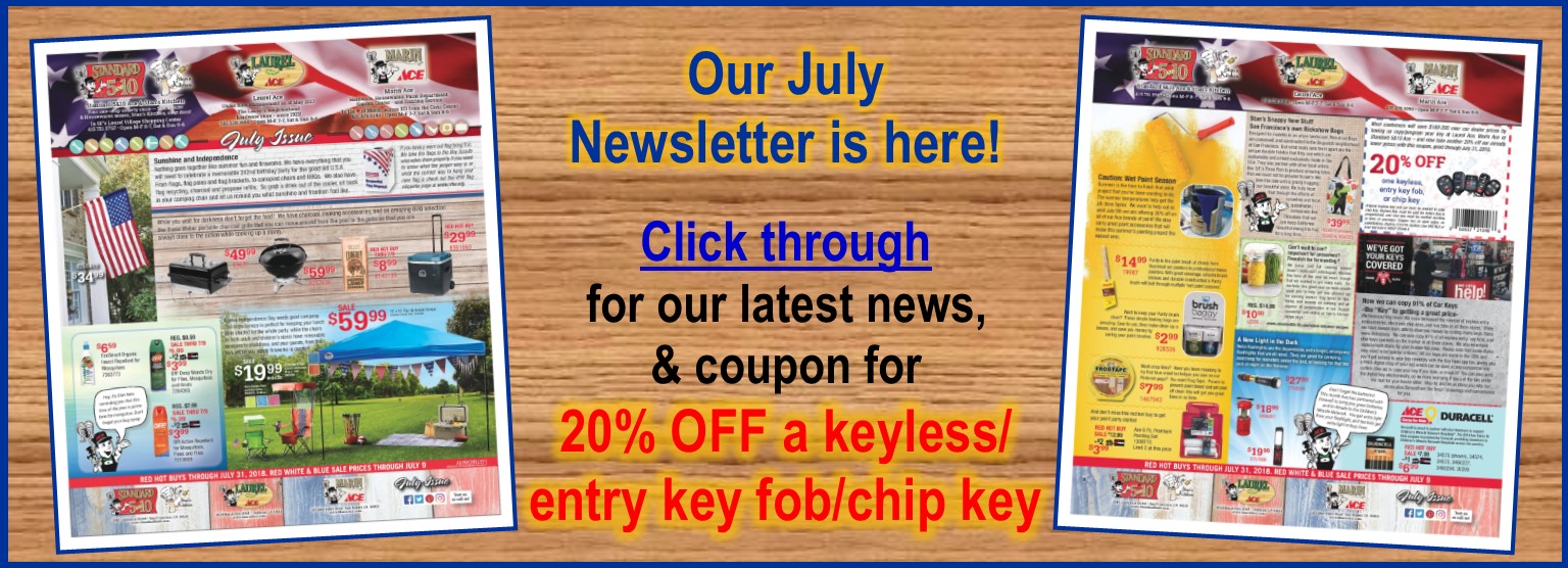 July 2018 newsletter