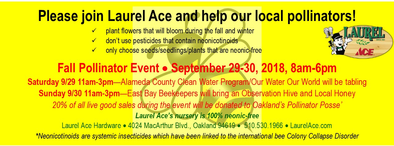 Fall Pollinator Event Sat and Sun
