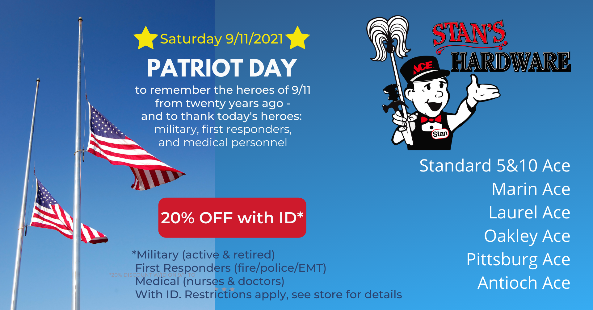 9/11 Patriot Day Event