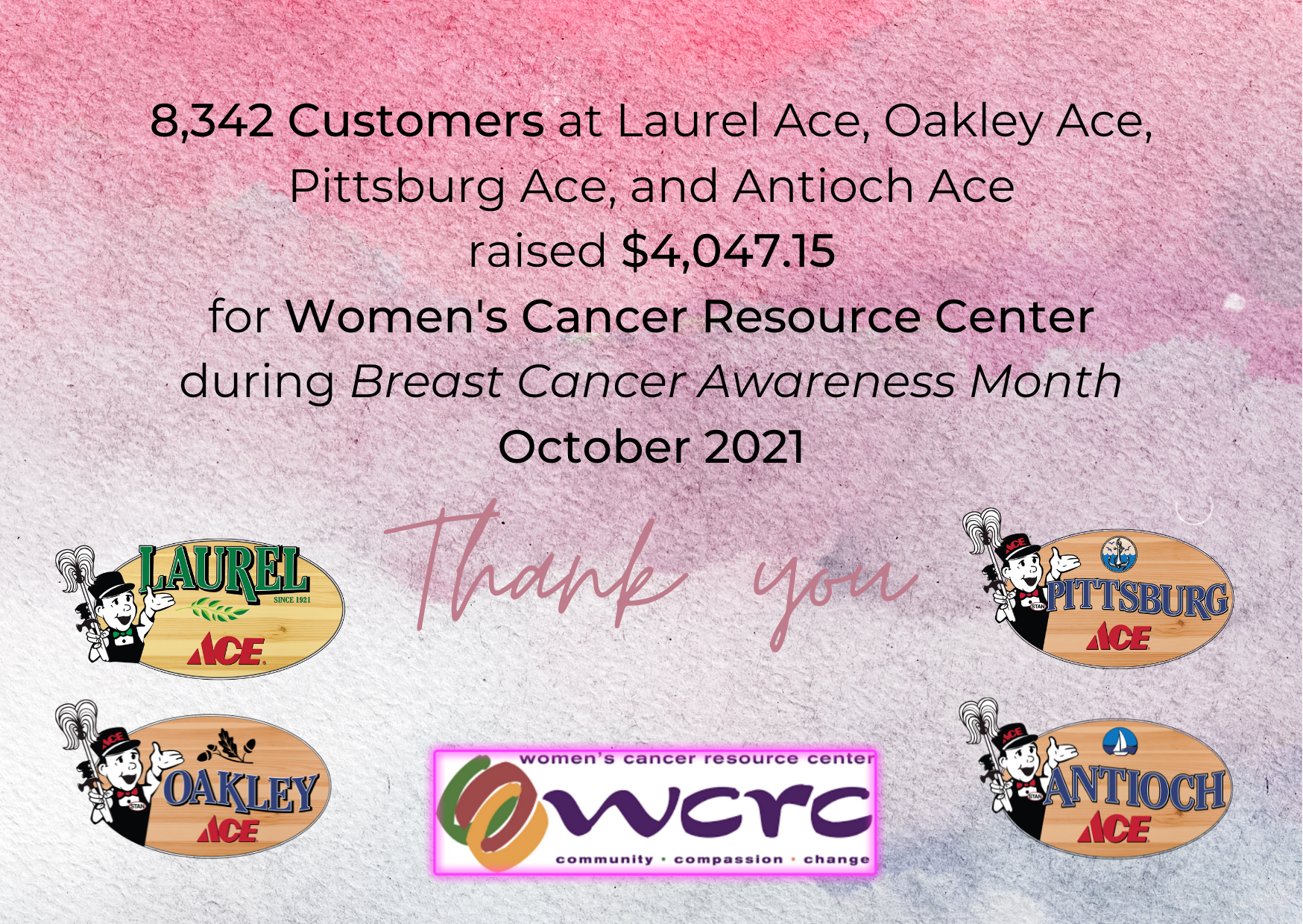 October 2021 Fundraiser for WCRC