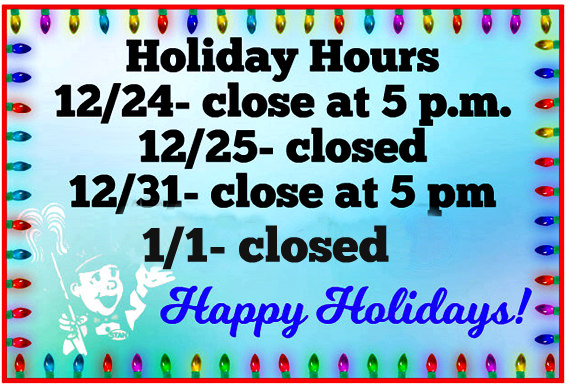 Holiday Hours