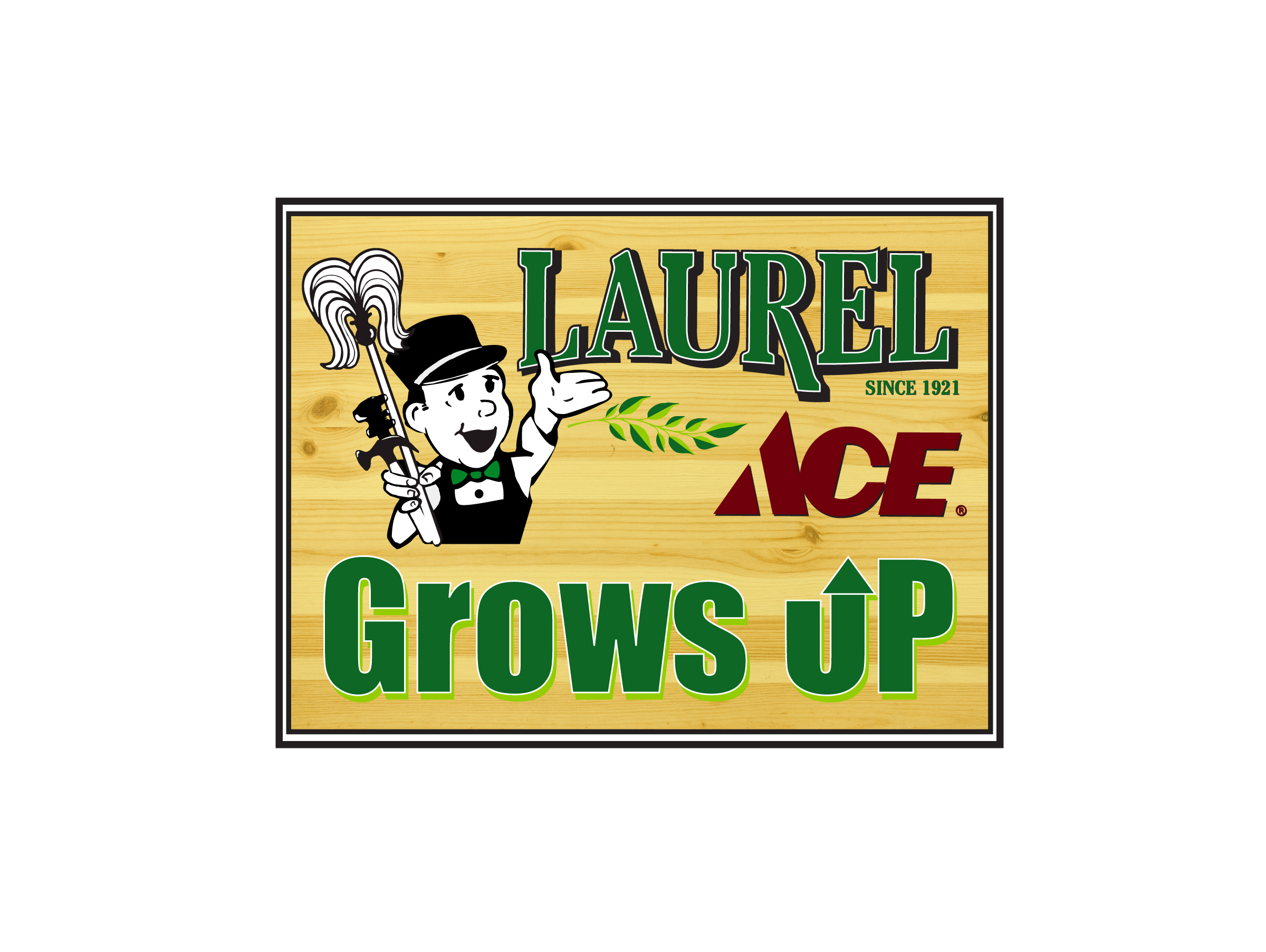 Laurel Ace Grows UP!
