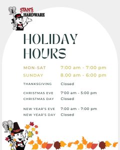 holiday hours